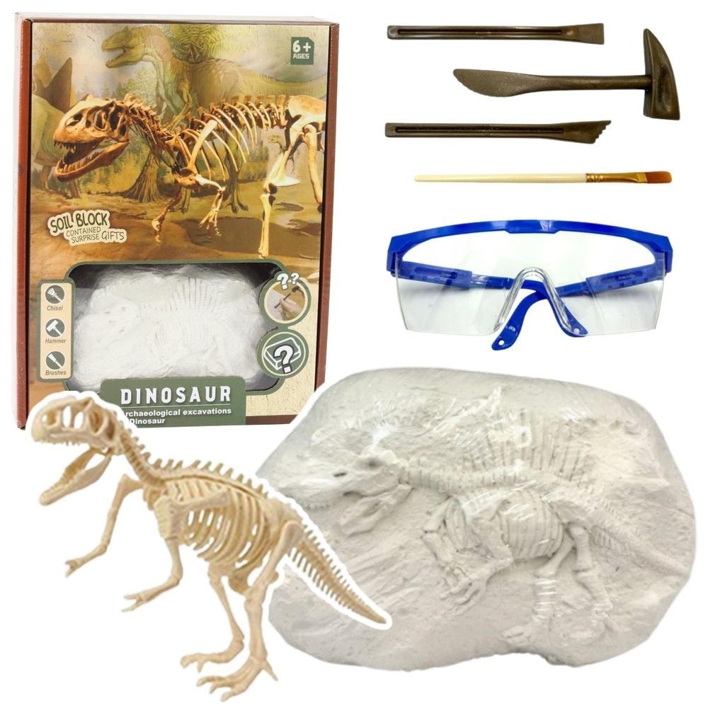Leantoys Excavation kit - discover a dinosaur skeleton!