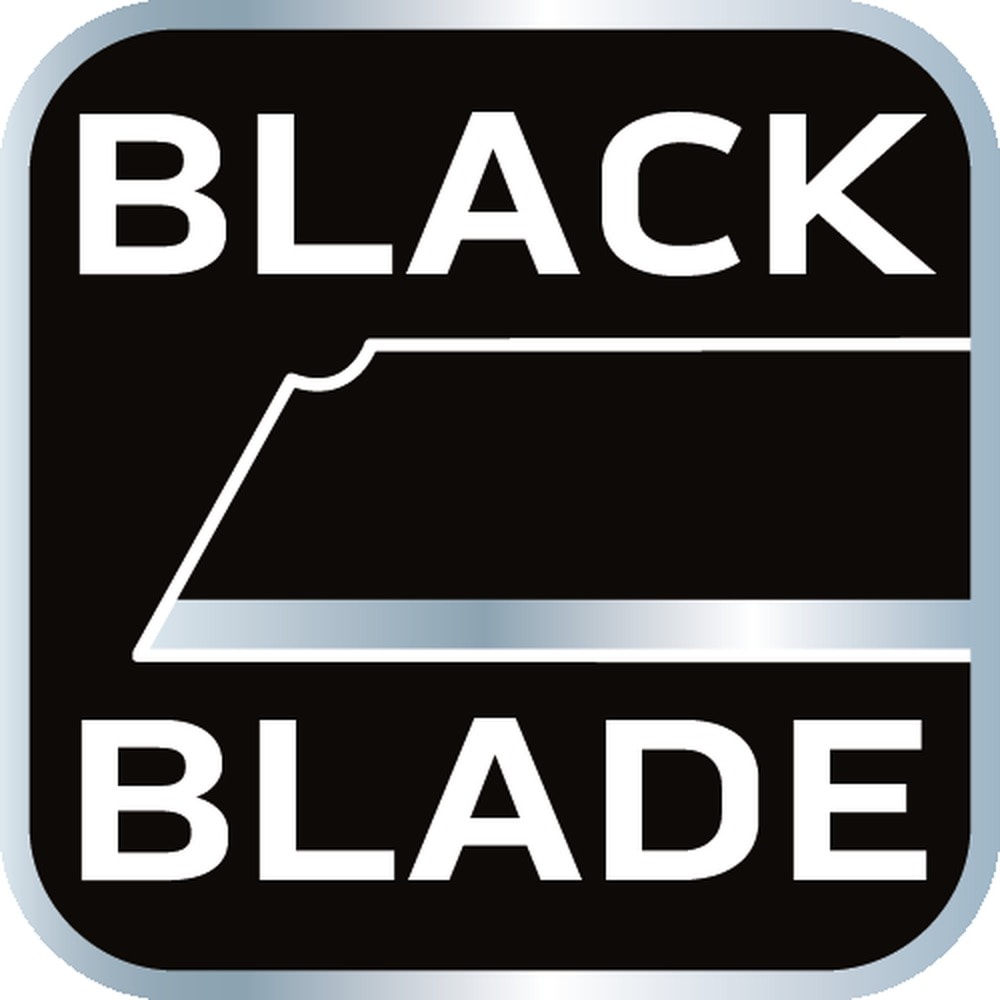 NEO Trapezoidal replacement blades black - 10 pieces made of SK2 steel