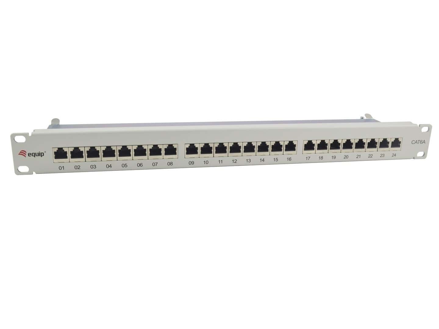 Wyposaż 19-inch Patch Panel Cat6a FTP 1U - Reliable Network Connections