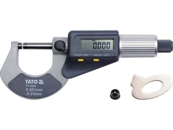Yato YT-72305 Digital external micrometer 2.5 cm - precise measurement