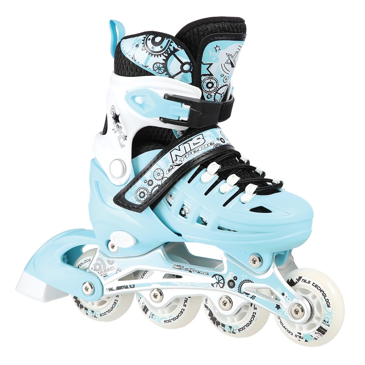 Nils Extreme NH10905 - 4in1 Inline Skates mint - perfect for active!