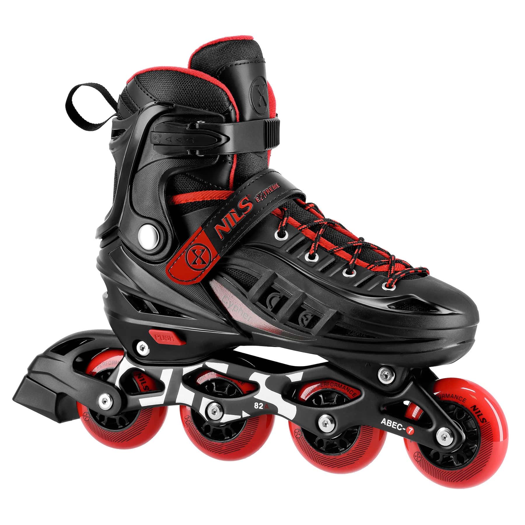 NILS Extreme Cypher NA18811A Roller skates red size M - perfect as a gift