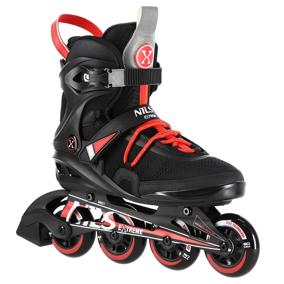 Nils Extreme roller skates black size 43 - perfect for recreational skating