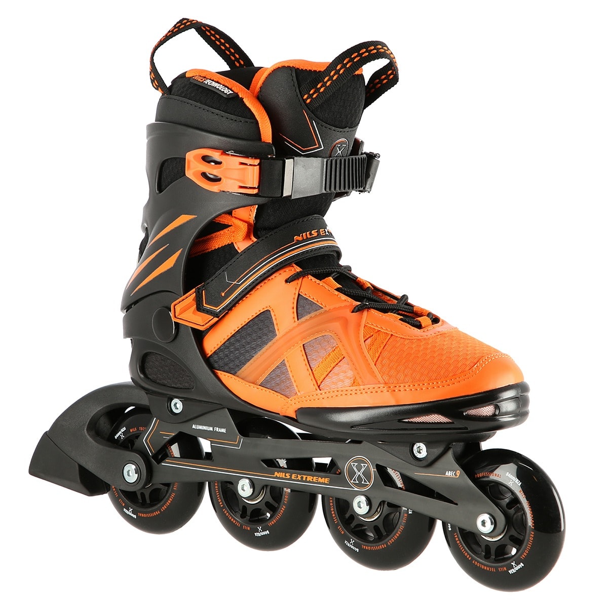 Nils Extreme NA14112 - Inline skates black-orange for active people