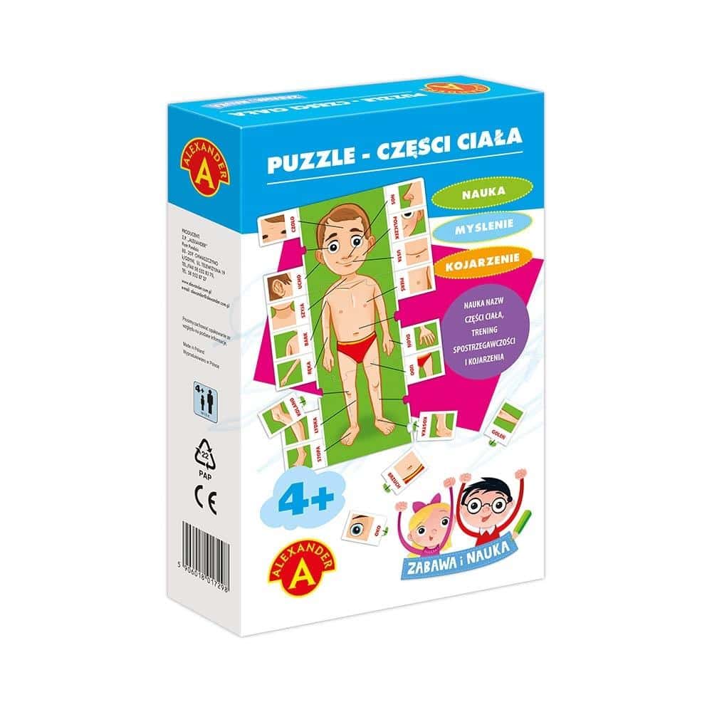 Alexander Educational puzzle Body parts - learning through play