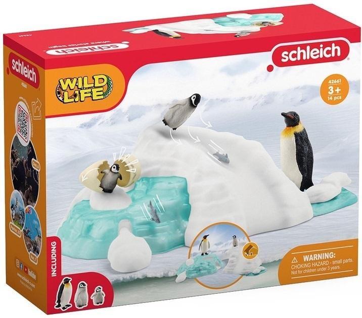 SCHLEICH Penguin Family Fun - Ice Floe with Slide