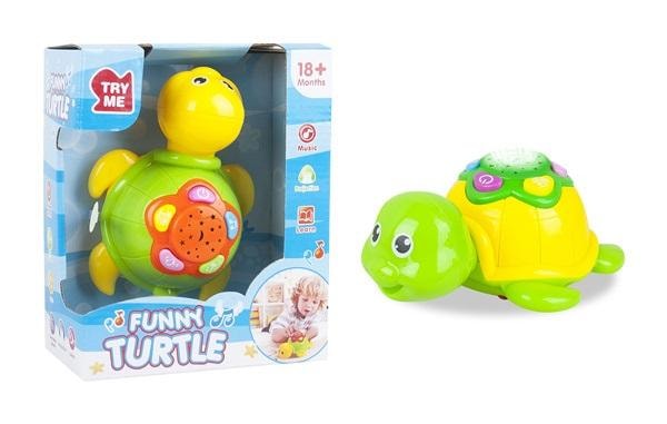 Musical toy turtle - interactive turtle with sounds for children