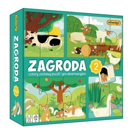 Adamigo Observation Puzzle Farm - educational fun for children