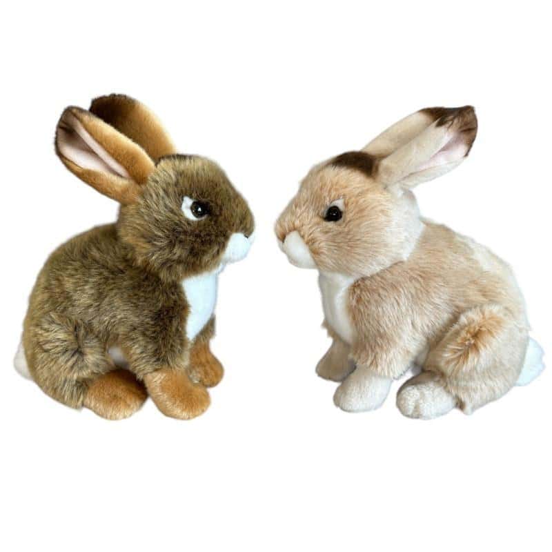 Decorative hare multicolored 23 cm - spring decoration