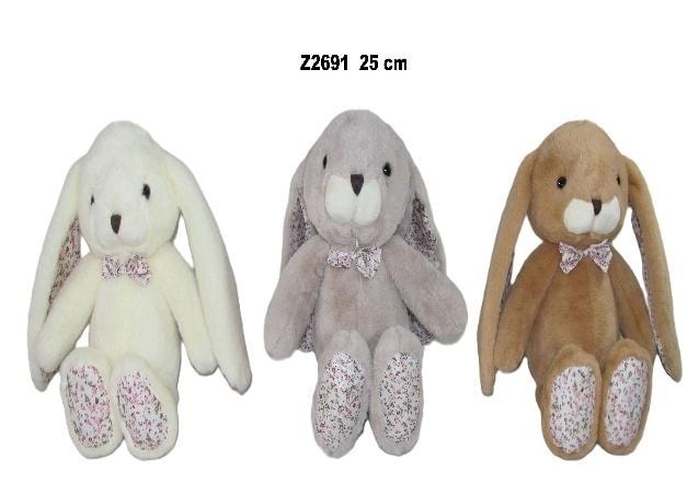 Decorative hare 25 cm MIX of colors - spring decoration