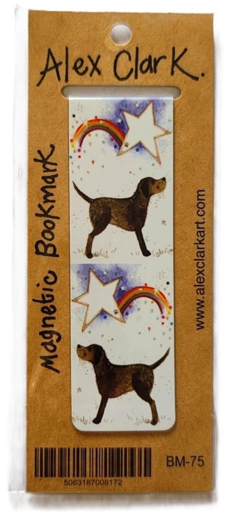 Bookmark BM75 Dog and rainbow - ideal for animal lovers