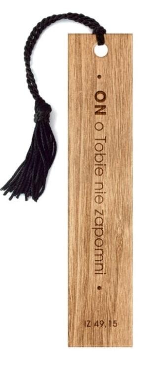 Wooden Bookmark - HE will not forget about you - perfect gift