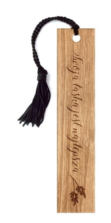 Wooden Bookmark - Your Grace Is The Best - Inspiring Addition to Your Book