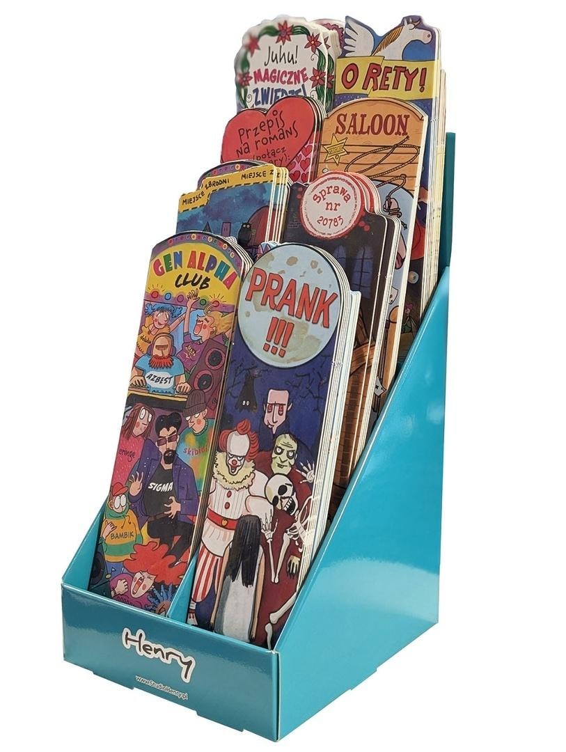 Henry Story Bookmarks MIX - 120 pieces with lenticular varnish