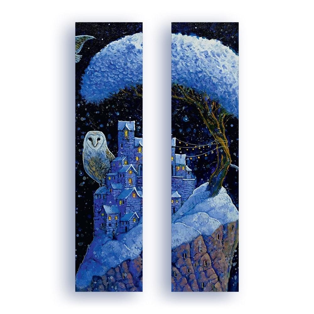 Molom Cardboard Bookmark - Silent Night - perfect as a gift