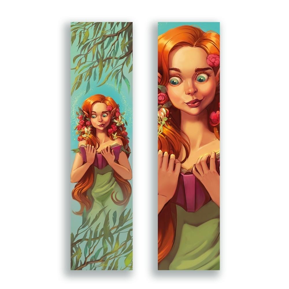 Cardboard Bookmark - Book Elf - perfect for literature lovers