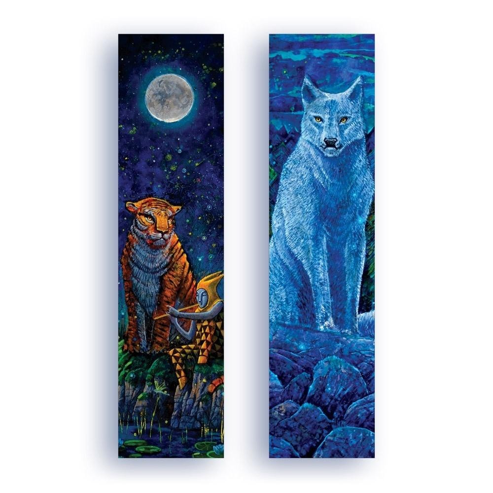 Cardboard bookmark - Song of the Dawn - a unique addition to your book