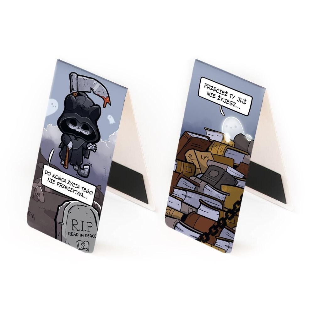 Magnetic bookmark - To the end of life - Trupcio guards your reading!