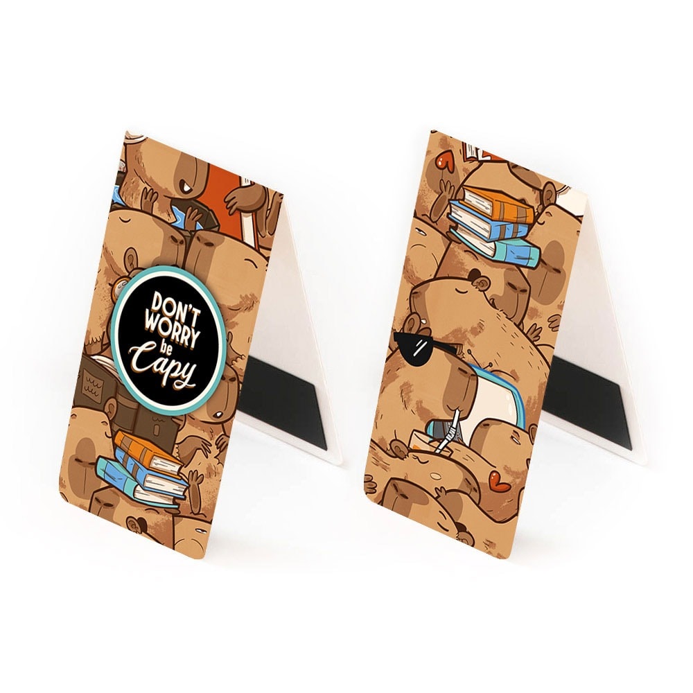 Molom Magnetic Bookmark - Don`t worry be Capy - ideal for books