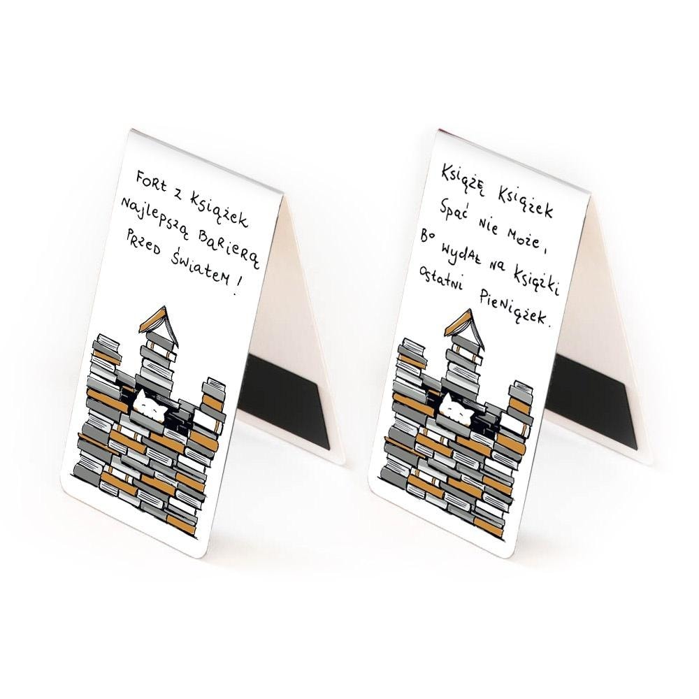 Magnetic Bookmark Fort of Books - ideal for reading lovers