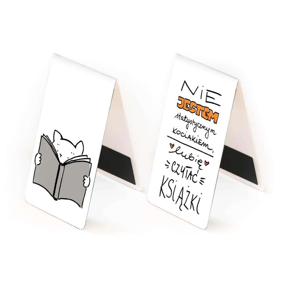 Magnetic Bookmark - Non-Statistical Kitten - ideal for book lovers