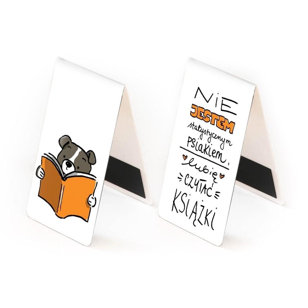 Molom Magnetic Bookmark - Non-Statistical Puppy - ideal for book lovers