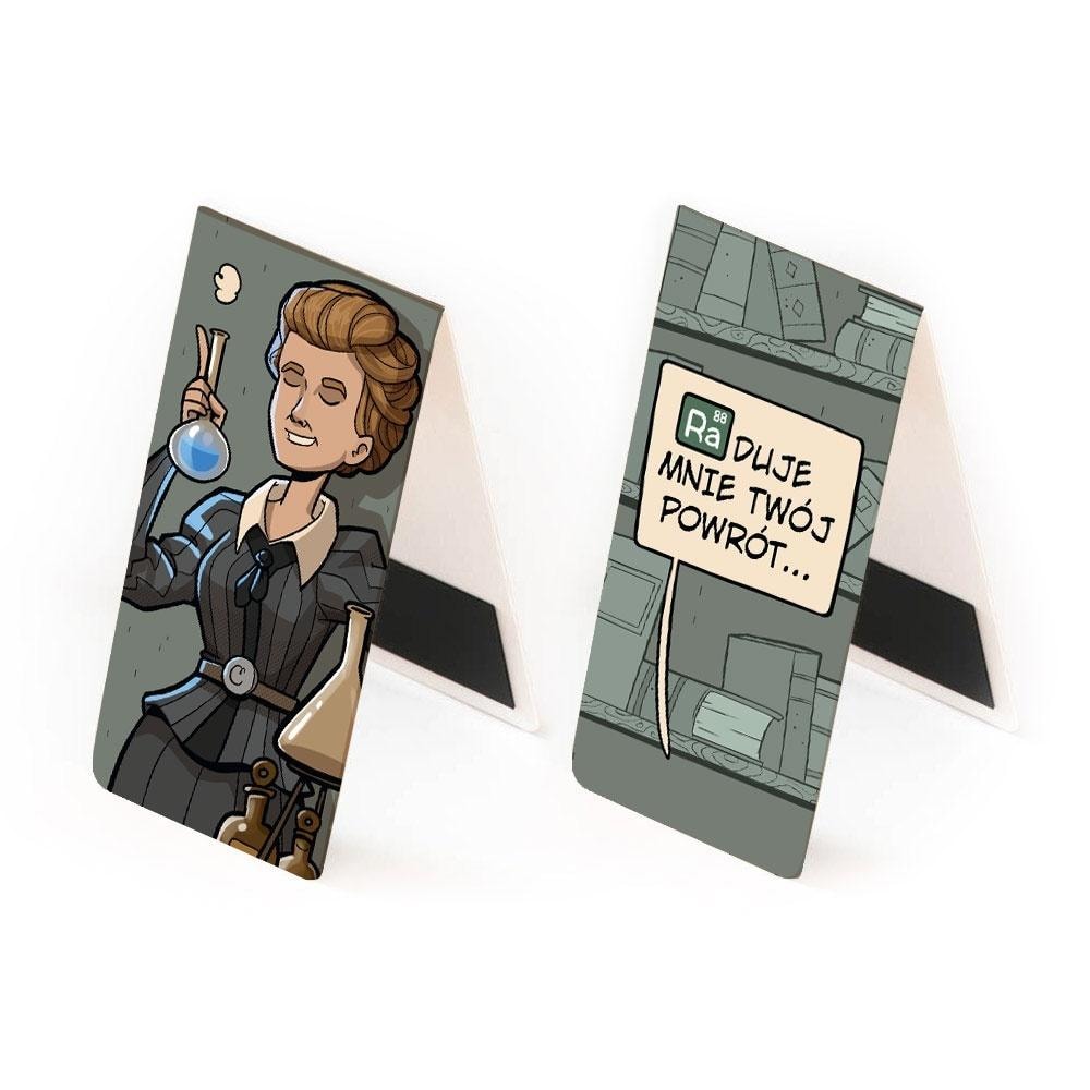 Magnetic Bookmark - Maria Skłodowska-Curie - perfect for science lovers