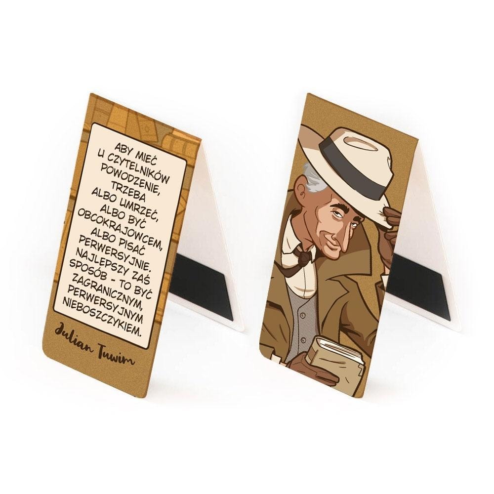 Magnetic Bookmark - Tuwim - perfect for poetry lovers