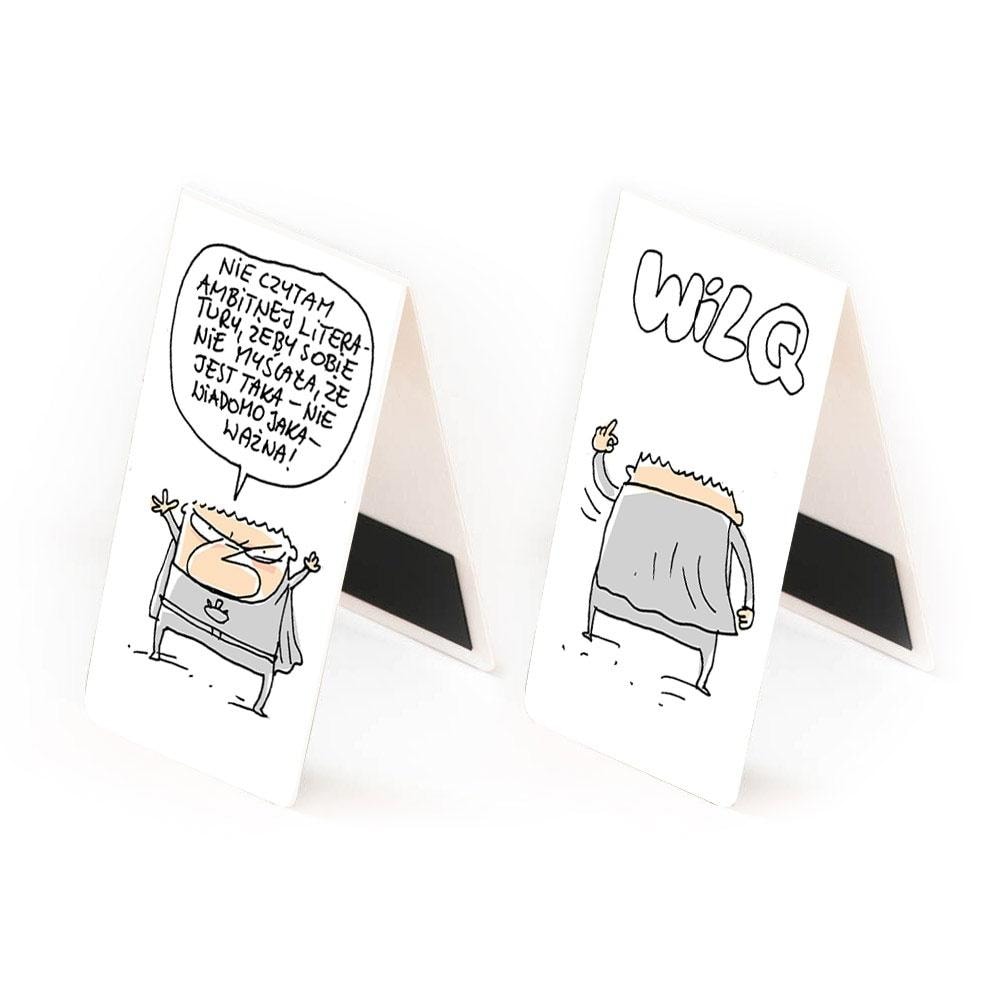WILQ Magnetic Bookmark - Ambitious literature at your fingertips