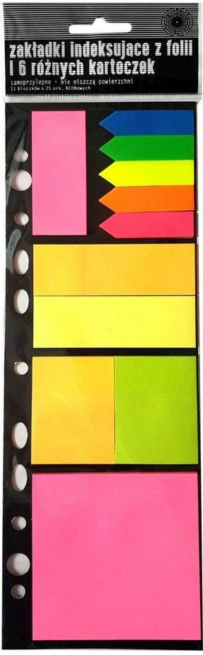 Indexing Tabs and Sticky Notes - Neon Set for Organization