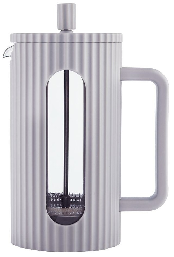 Klausberg Coffee/tea maker with plunger 1l gray - perfect as a gift