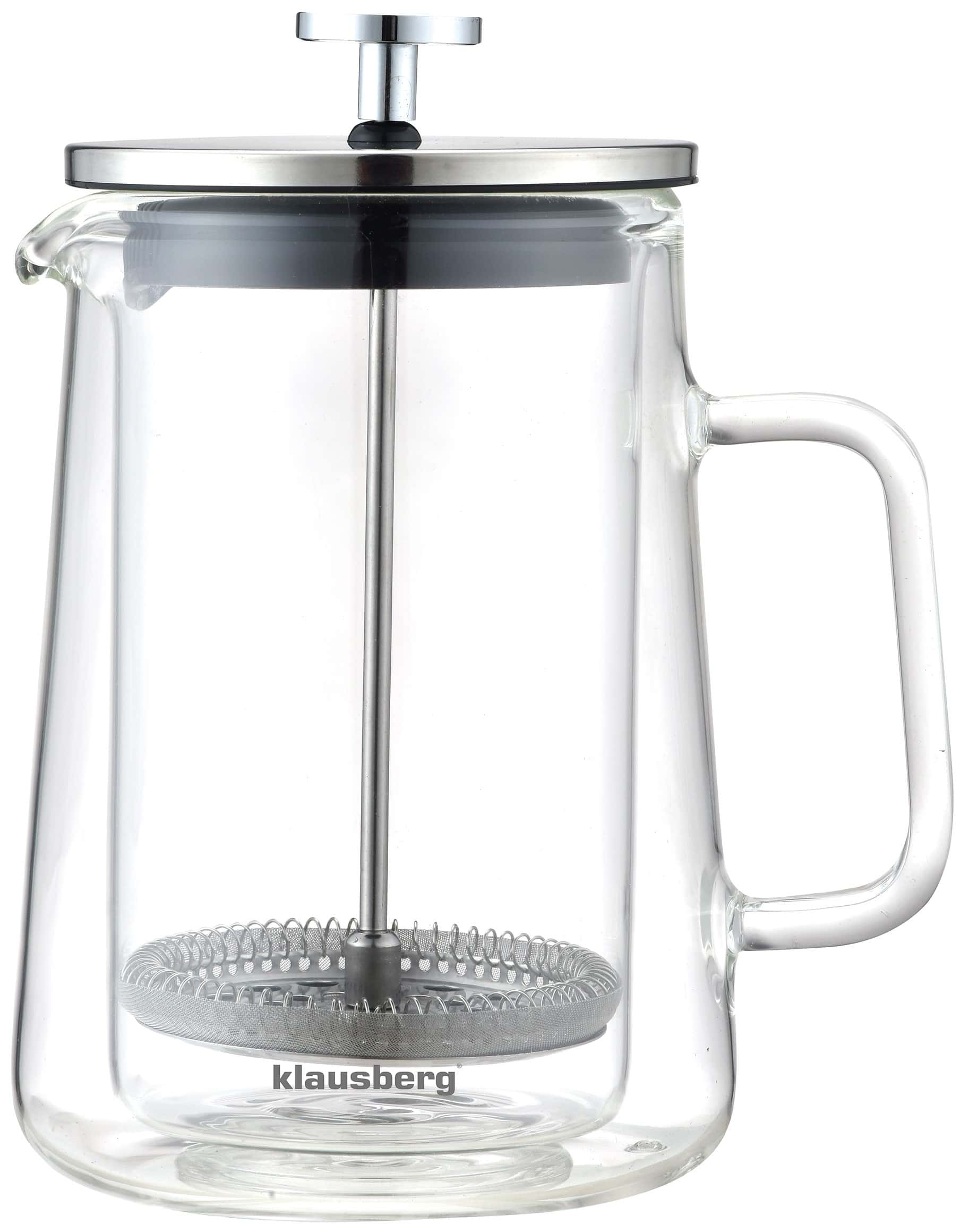 Klausberg French press coffee/tea maker 0.6L - perfect as a gift