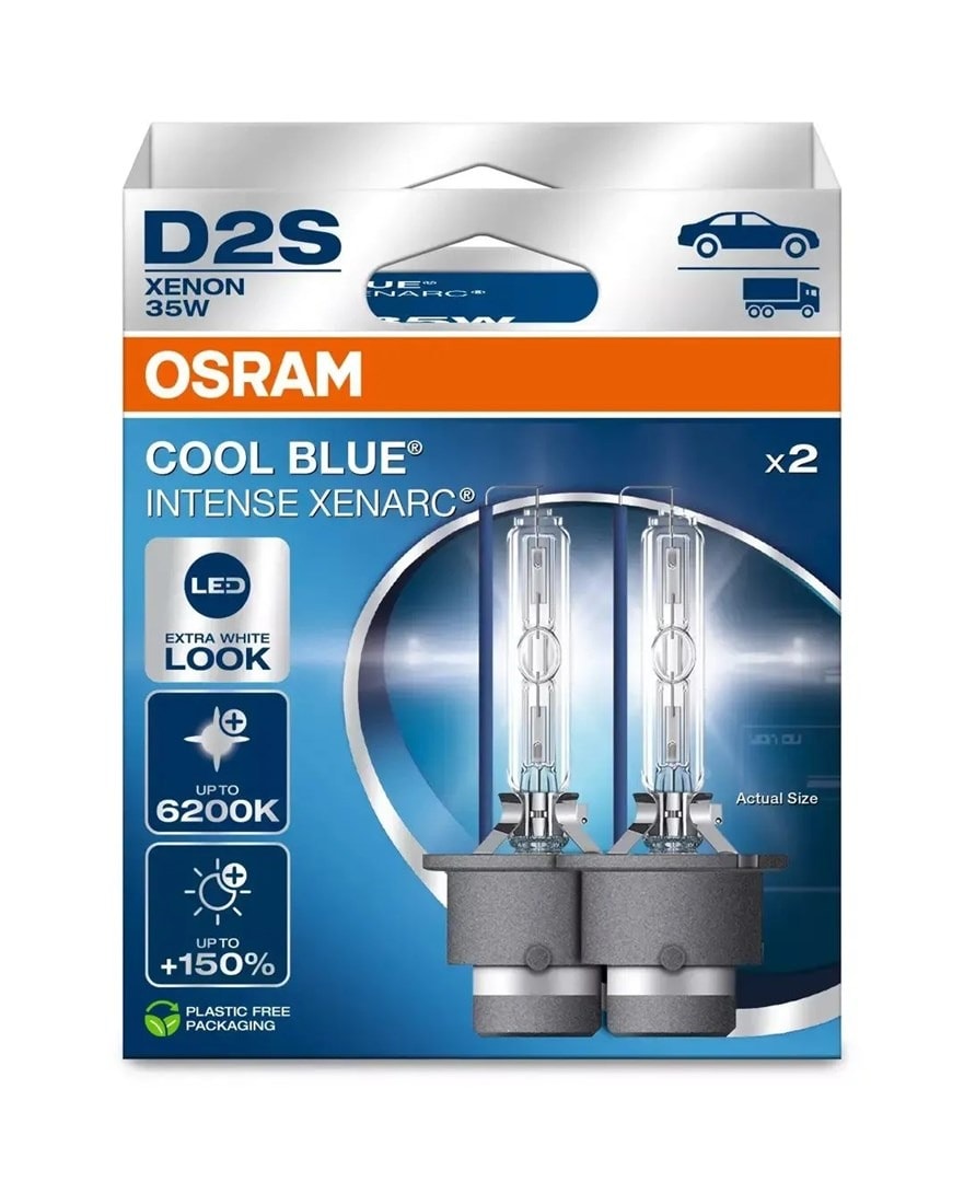 D2S Cool Blue Intense NextGen 6200K Bulb - 2 pcs Set - Perfect lighting for your car