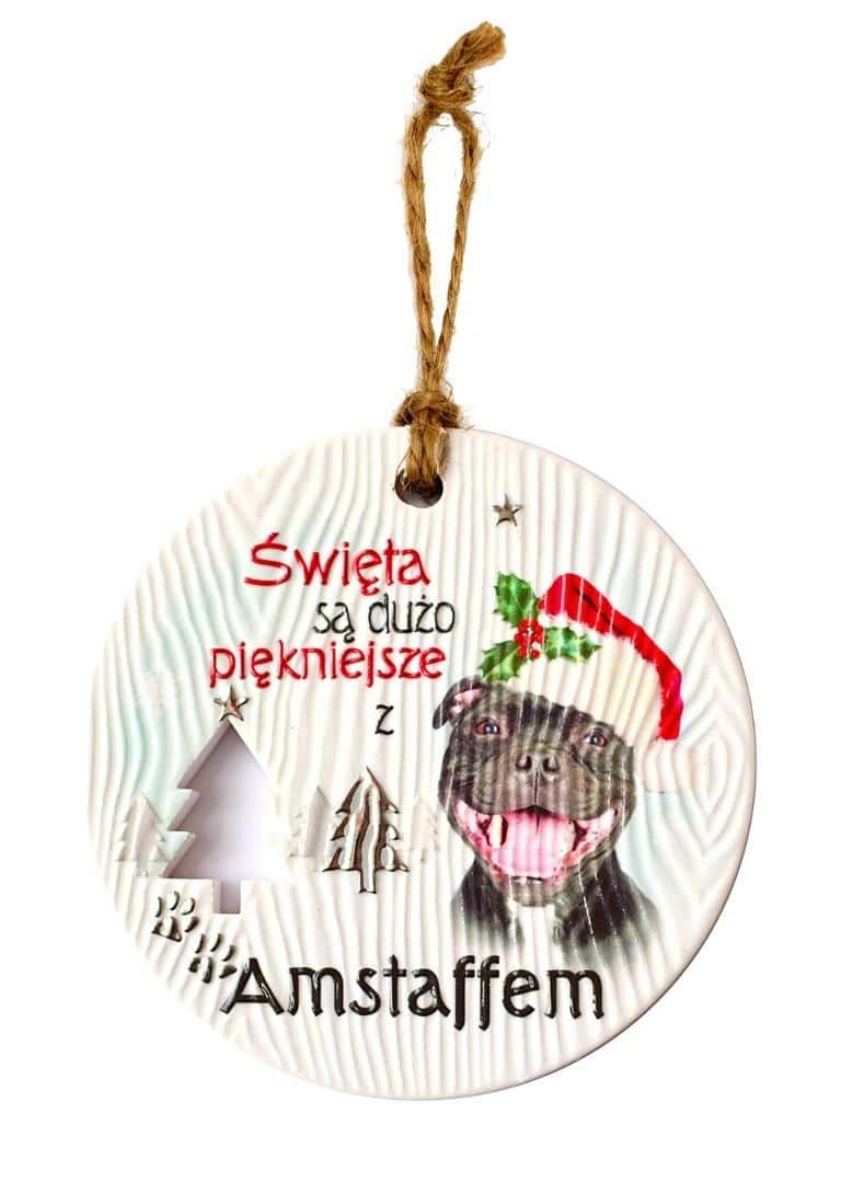 CEZ-030 Pendant AMSTAFF KUK - Unique Jewelry for Dog Lovers