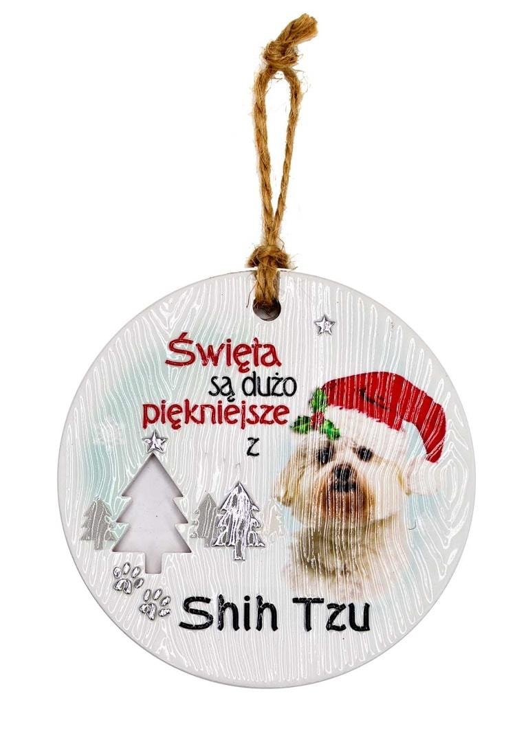 CEZ-029 Shih Tzu Kuk Pendant - Elegant jewelry for dog lovers