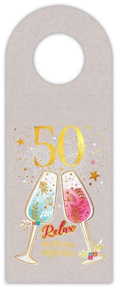 Henry Bottle tag - golden decoration for every occasion