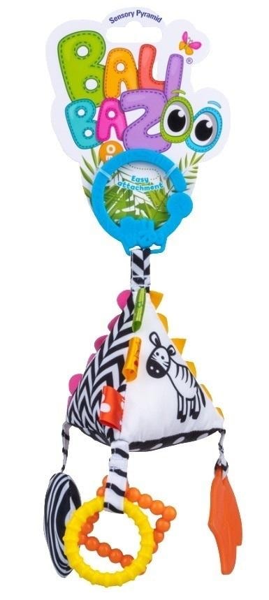 Balibazoo Sensory Pyramid Pendant - ideal toy for babies