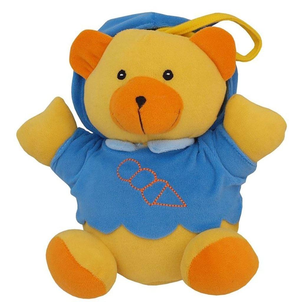 Baby Mix Travel pendant Teddy bear blue - Plush with music box