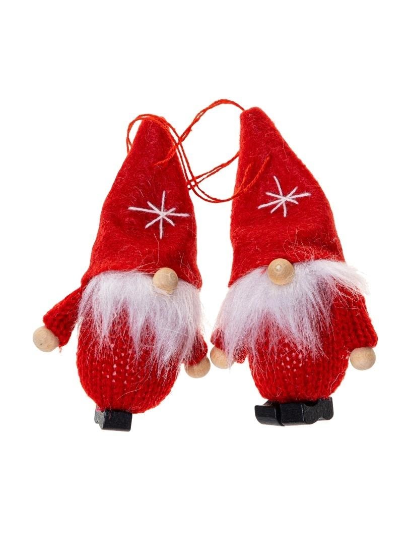 Hanging Gnome in sweater - perfect Christmas decoration