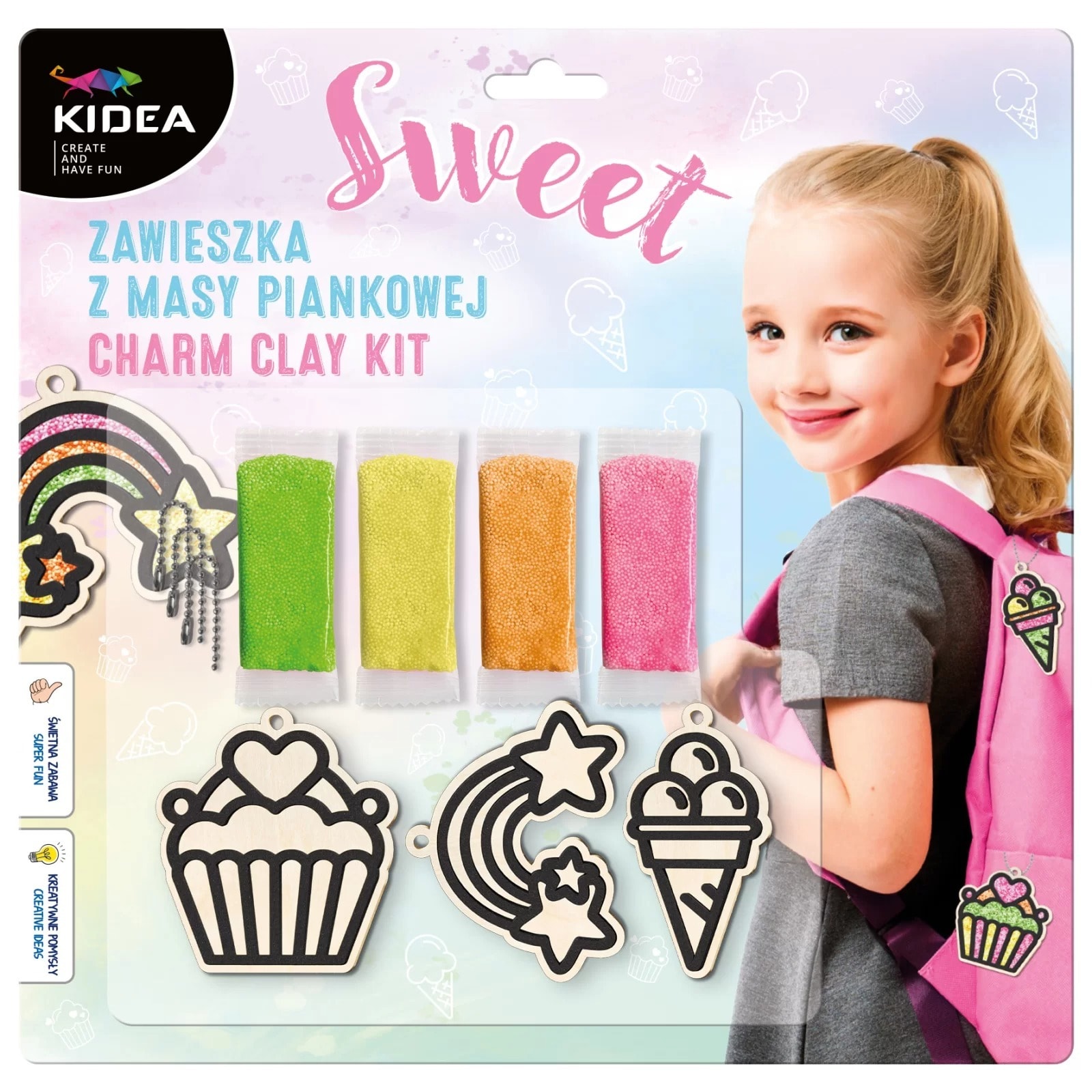 Zawieszka Kidea Sweet z pianki 4 kolory