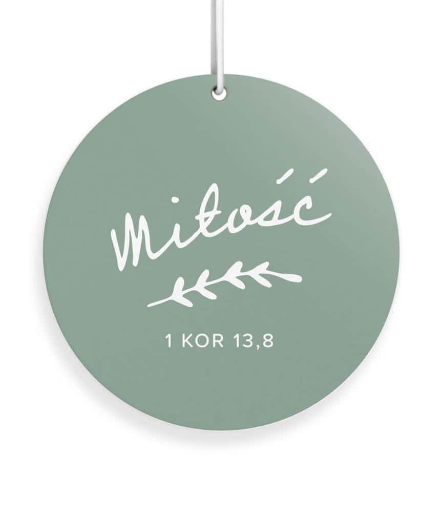 Air freshener - Love - a reminder of faith and trust