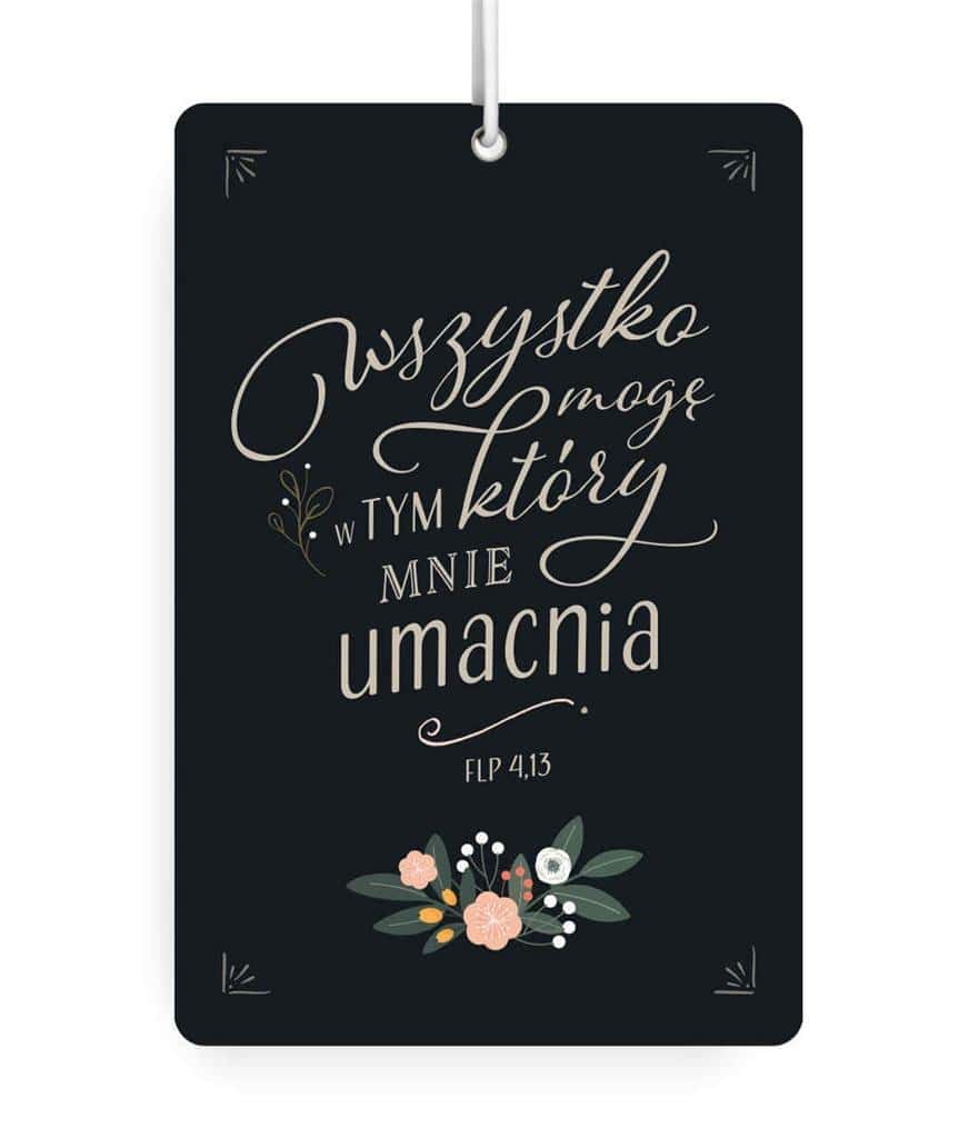 Scented pendant - I can do everything - inspiring accessory for your car