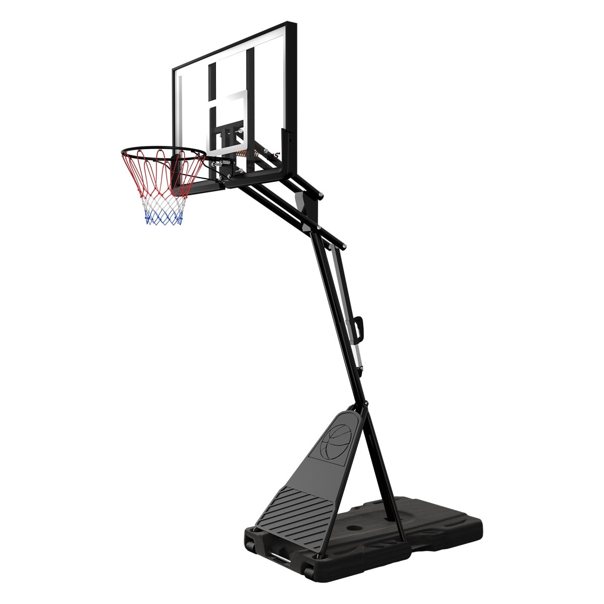 Nils ZDK024 Basketball hoop mobile with height adjustment