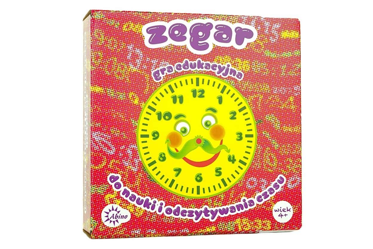 ABINO Educational clock for learning to read the time - clock for children