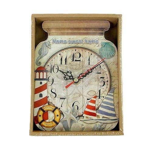 Clock with marine pattern MIX - decorative clock for any interior