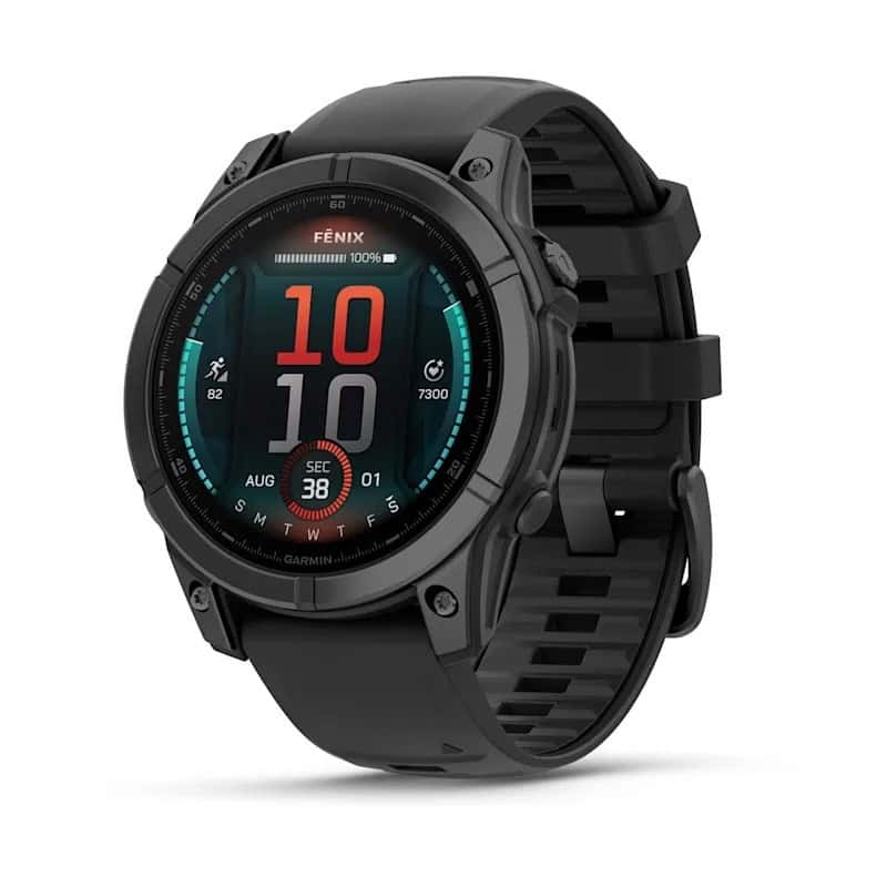 Garmin Fenix E - Stainless Steel AMOLED 47mm Black Sports Watch