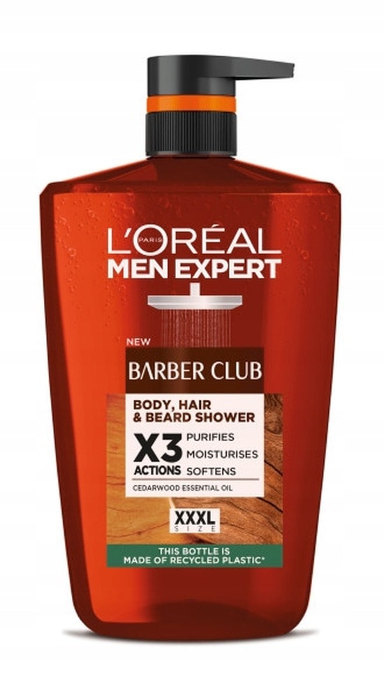 Men Expert Barber Club - Beard and Hair Gel 1L - professional styling