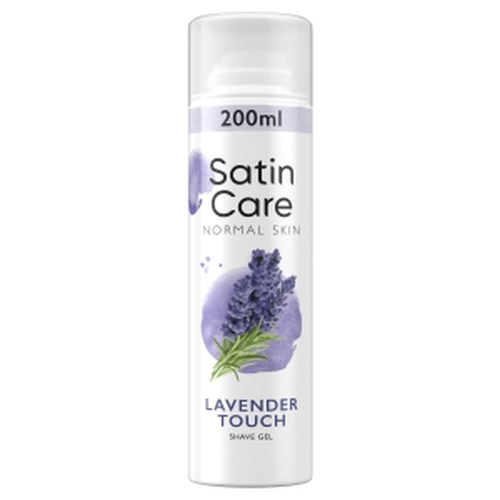 Gillette Satin Care Lavender Touch - Shave Gel 200 ml - smooth skin