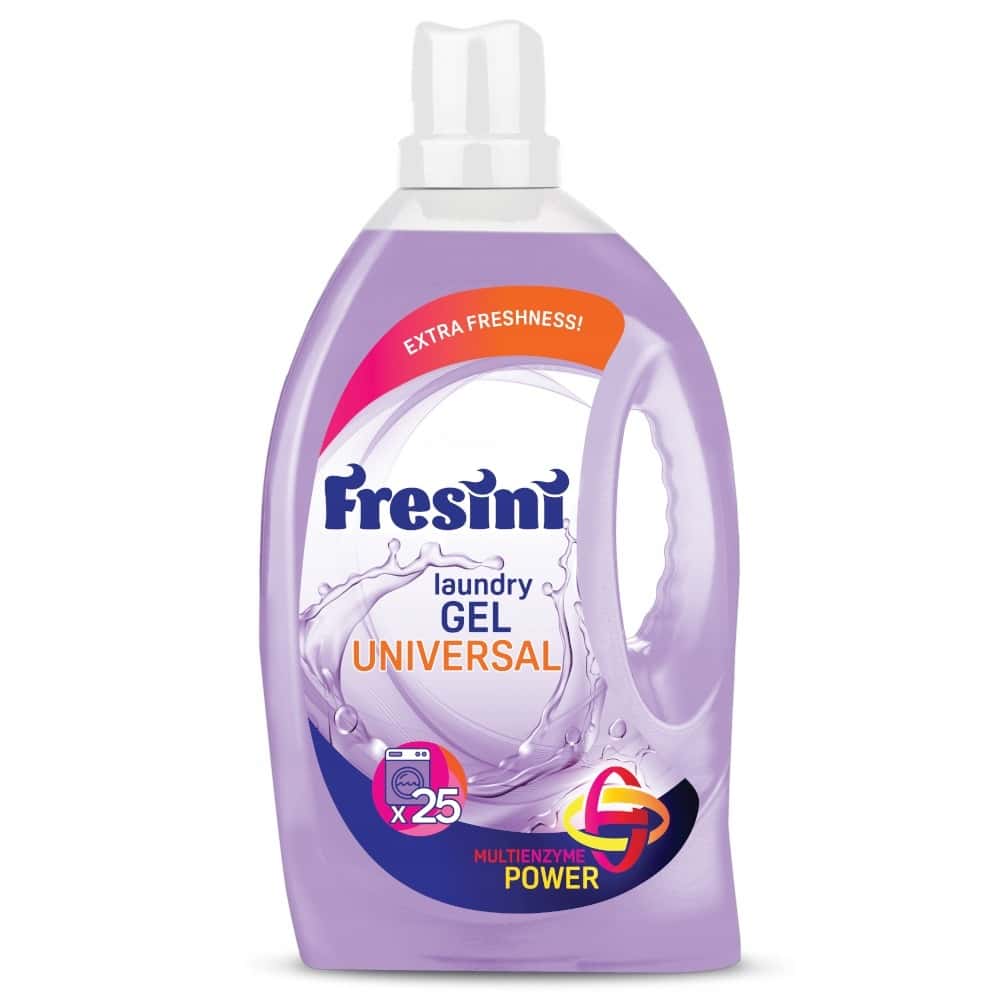 Fresini Washing Gel for White - 1.5L, 33 washes with 6 enzymes