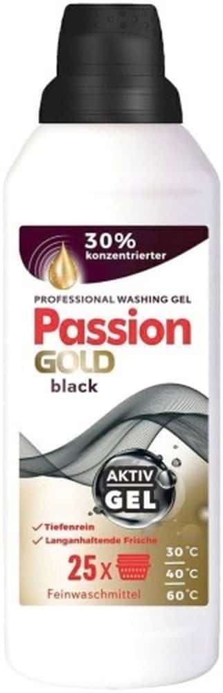 Passion Gold Black - Washing gel for black fabrics 1L